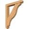 Ekena Millwork Funston Arts and Crafts Smooth Bracket w/ Offset Brace, Western Red Cedar, 5 1/2"W x 34"D x 40"H BKT0604X34X40FST03SWR - alternate 1